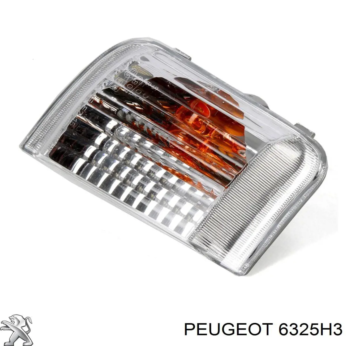 6325H3 Peugeot/Citroen Покажчик повороту дзеркала, лівий