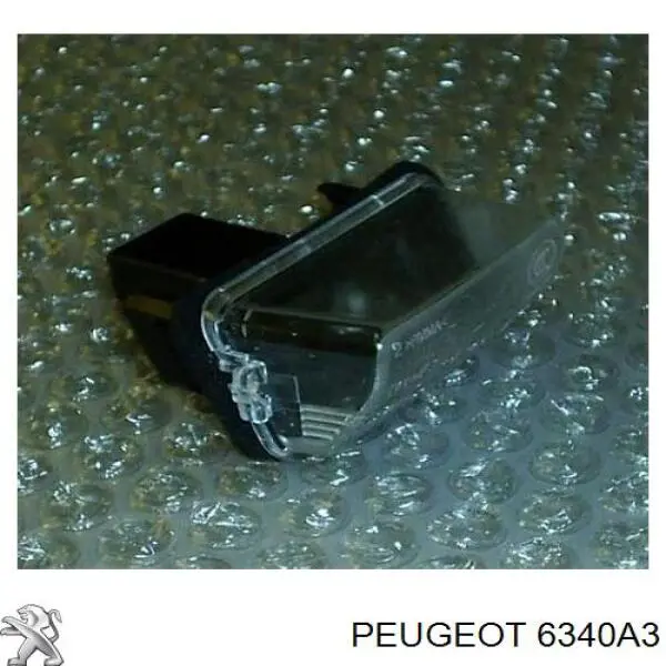 Ліхтар підсвічування заднього номерного знака Peugeot/Citroen 6340A3