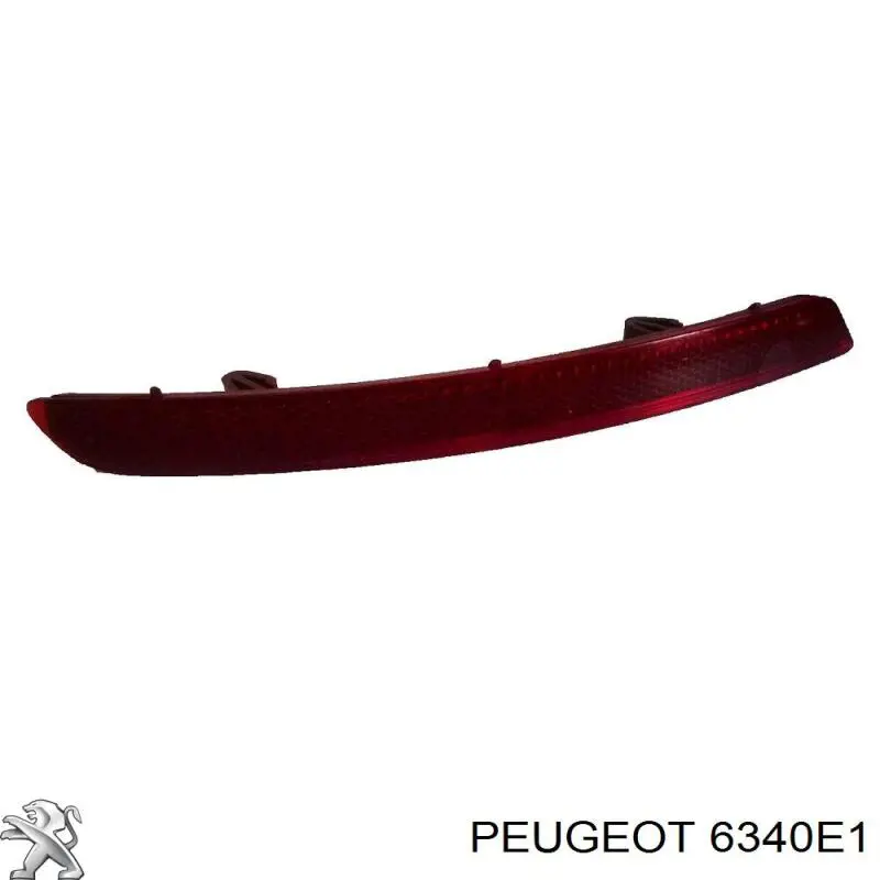 6340E1 Peugeot/Citroen Правий катафот бампера