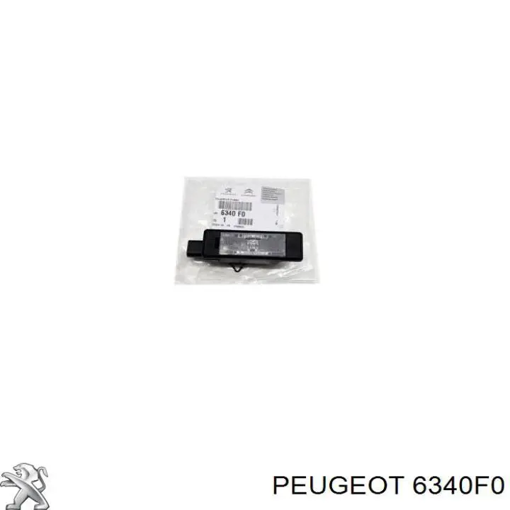 Ліхтар підсвічування заднього номерного знака 6340F0 Peugeot/Citroen