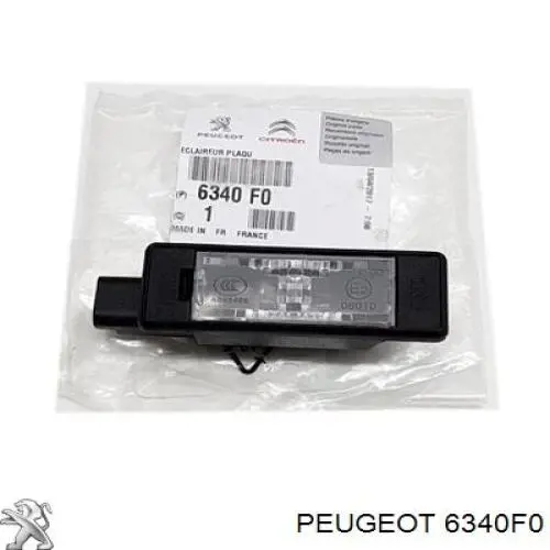 Купити 6340F0 Peugeot/Citroen Ліхтар підсвічування заднього номерного знака