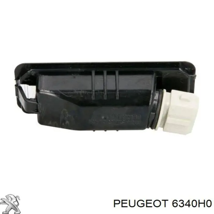 6340H0 Peugeot/Citroen ліхтар підсвічування заднього номерного знака