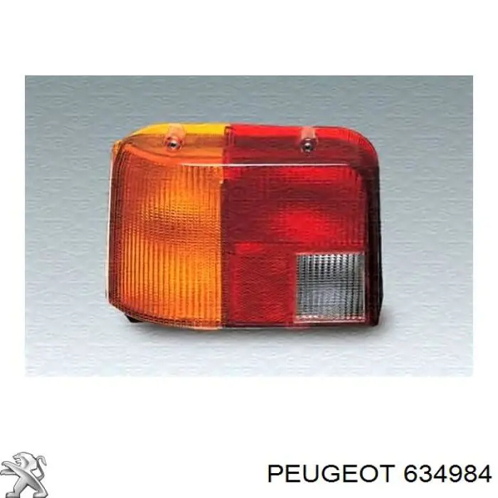Скло заднього ліхтаря, правого Peugeot 205 1 (741A, C) (Пежо 205)
