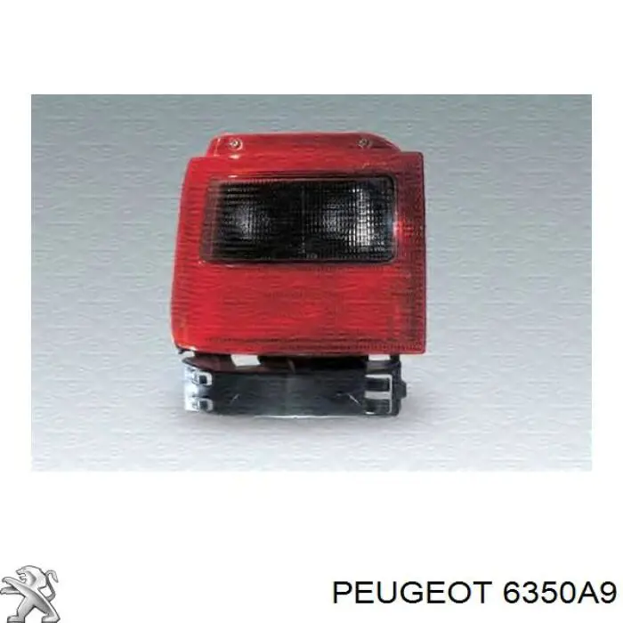 6350A9 Peugeot/Citroen ліхтар задній лівий