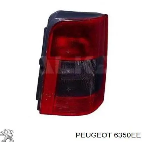 6350EE Peugeot/Citroen ліхтар задній лівий
