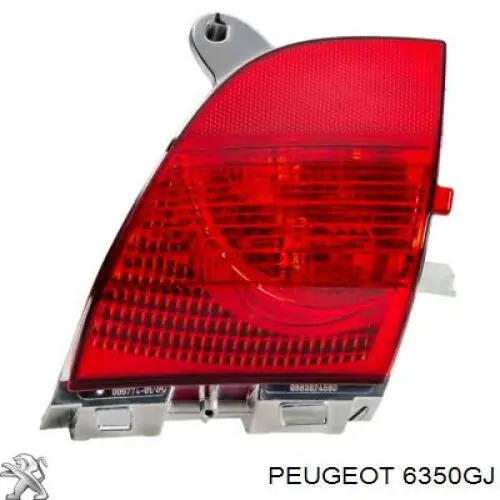 Ліхтар задній лівий Peugeot/Citroen 6350GJ ціна, від 67.20 USD