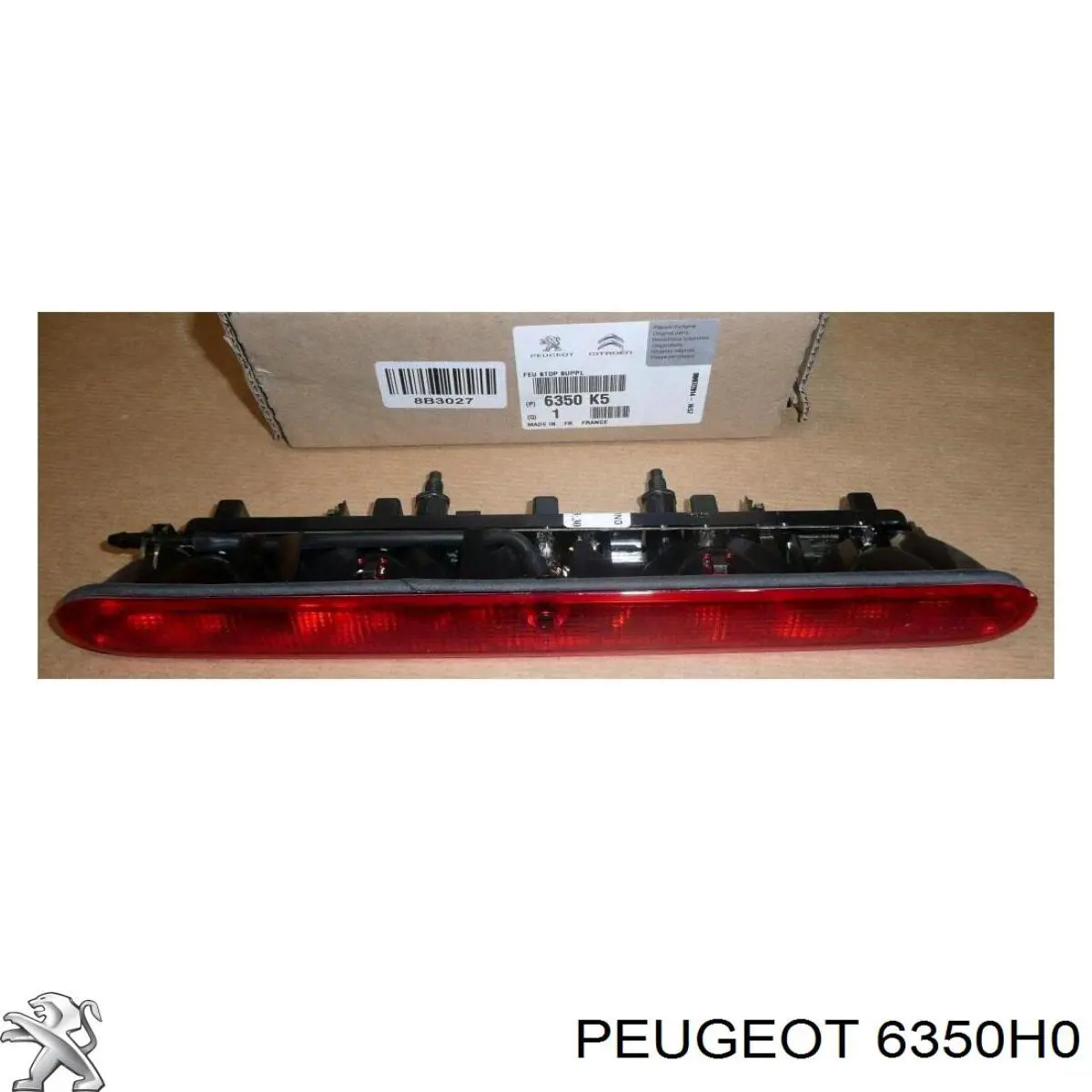 6350AN Peugeot/Citroen стоп-сигнал заднього скла