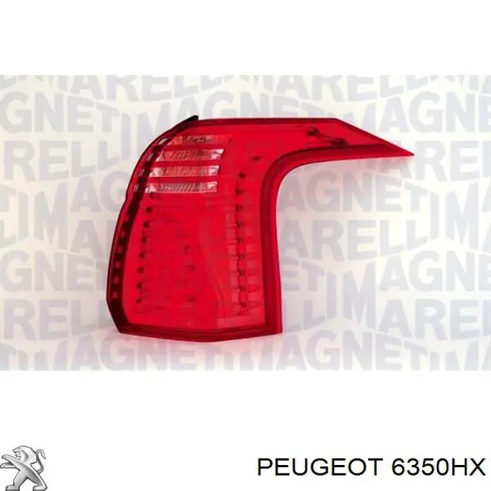 Купити Лівий стоп Peugeot 5008 I 0U