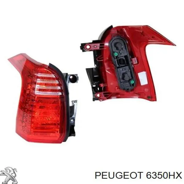  Лівий стоп Peugeot 5008 1