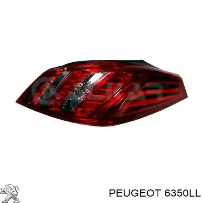 6350LL Peugeot/Citroen Задня ліва фара