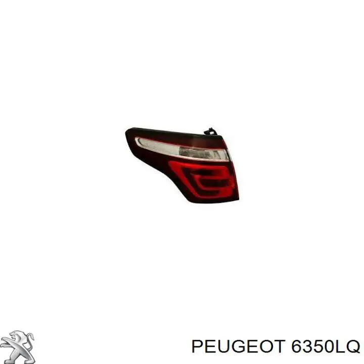 6350LQ Peugeot/Citroen Задній лівий зовнішній ліхтар