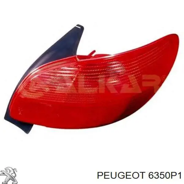 Ліхтар задній лівий Peugeot/Citroen 6350P1 ціна, від 26.29 USD