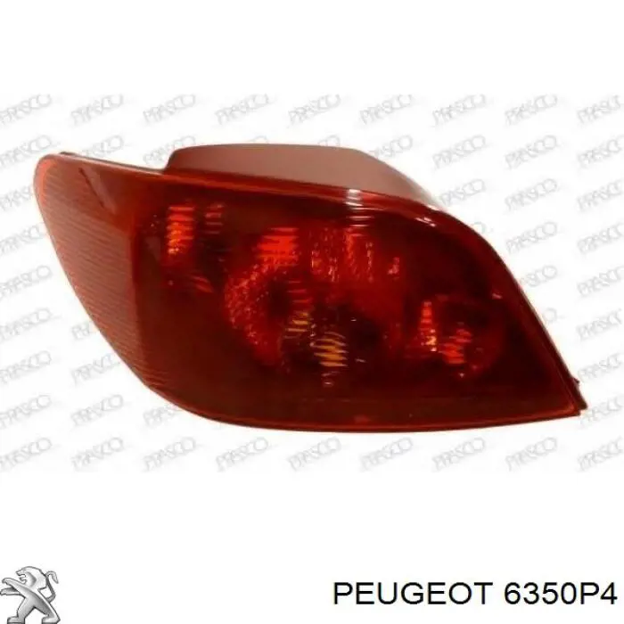 6350P4 Peugeot/Citroen ліхтар задній лівий
