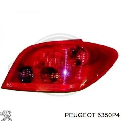 Купити 6350P4 Peugeot/Citroen Лівий стоп