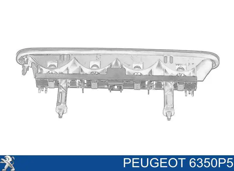 Стоп-сигнал заднього скла Peugeot 307 (3A, 3C) (Пежо 307)