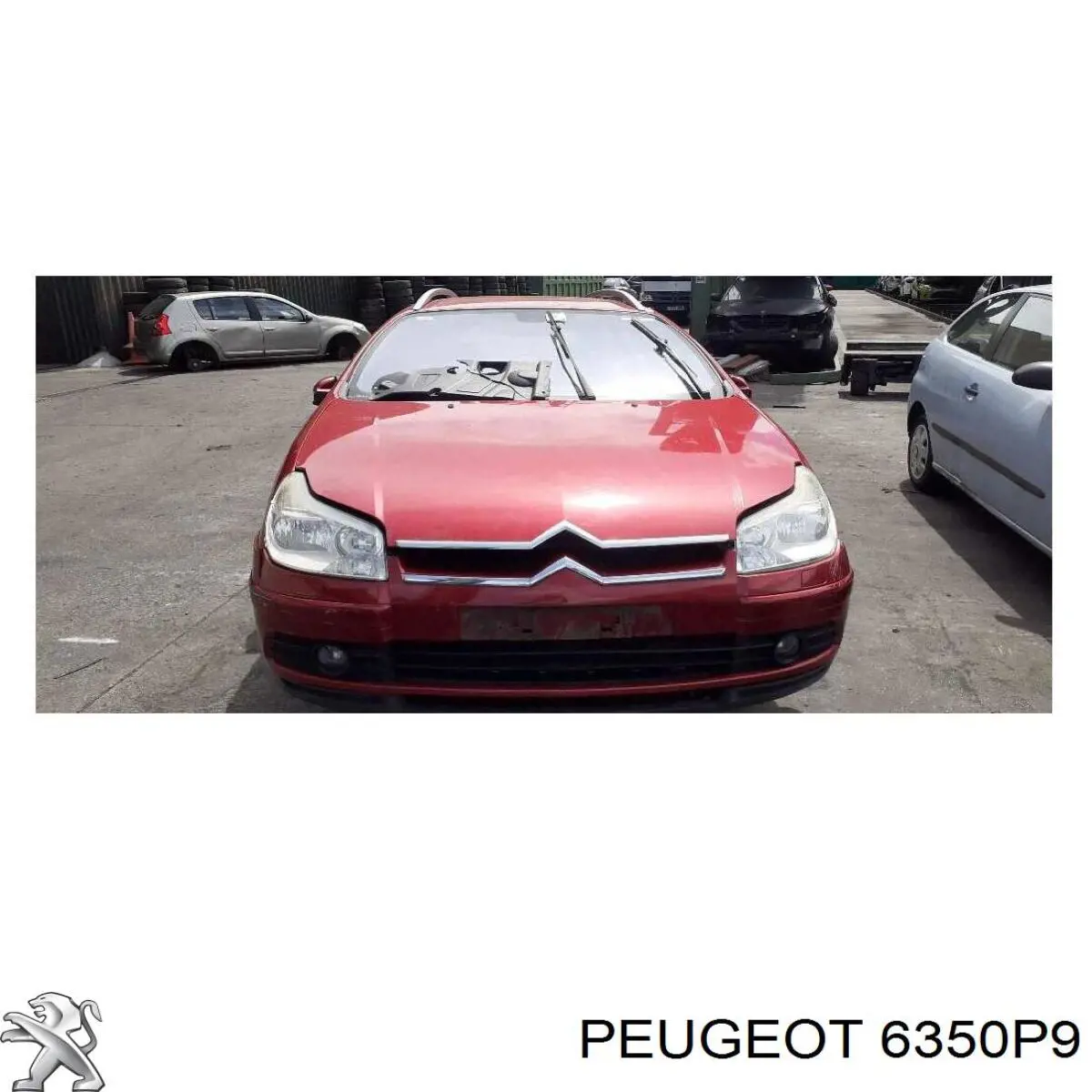 Ліхтар задній лівий, верхній Peugeot/Citroen 6350P9 ціна, від 16.89 USD