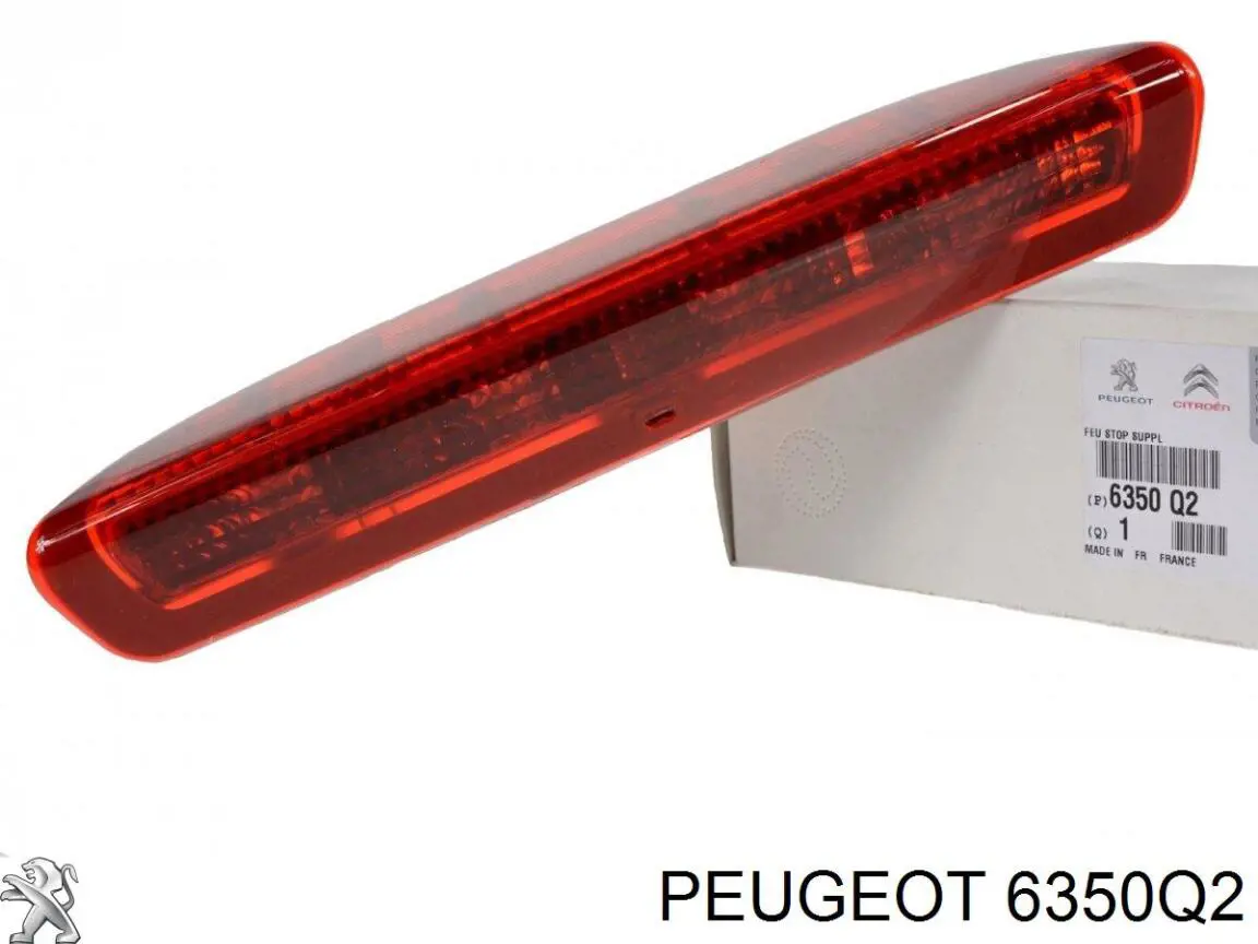 6350Q2 Peugeot/Citroen стоп-сигнал заднього скла