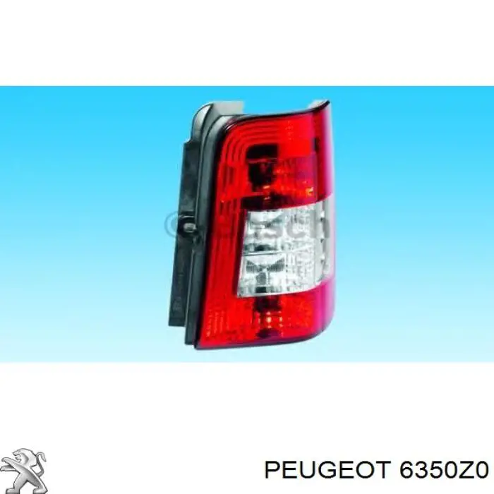 6350Z0 Peugeot/Citroen ліхтар задній лівий