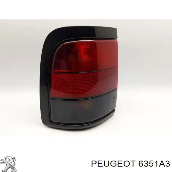 Задня ліва зовнішня фара Peugeot/Citroen 6351A3 ціна, від 31.91 USD