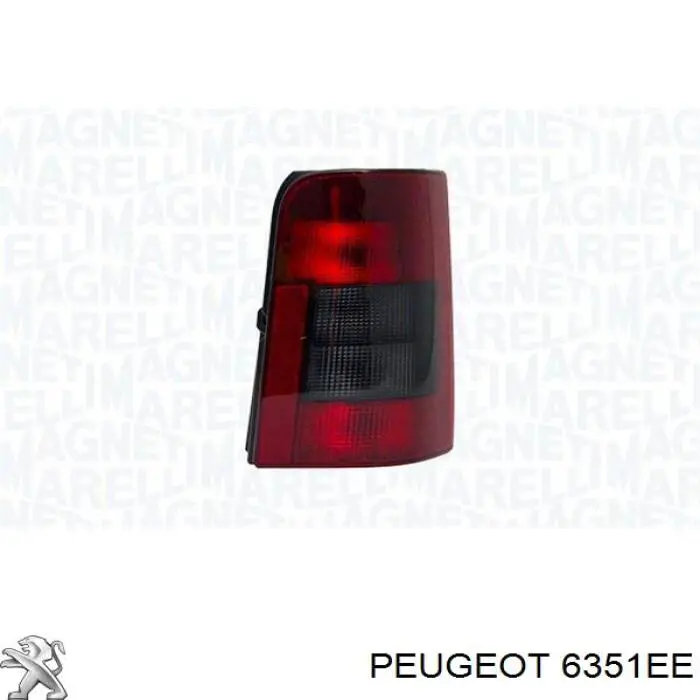 6351EE Peugeot/Citroen ліхтар задній правий