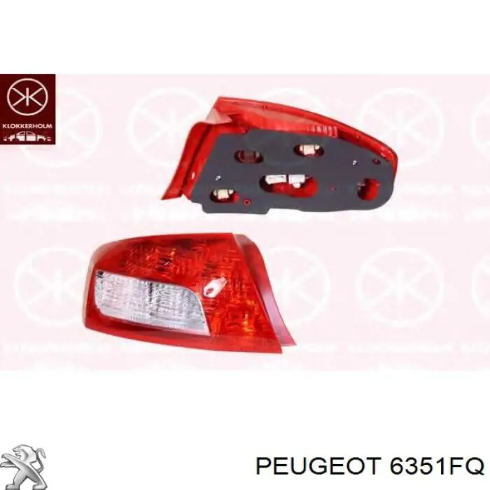 Купити 6351FQ Peugeot/Citroen Задня права фара