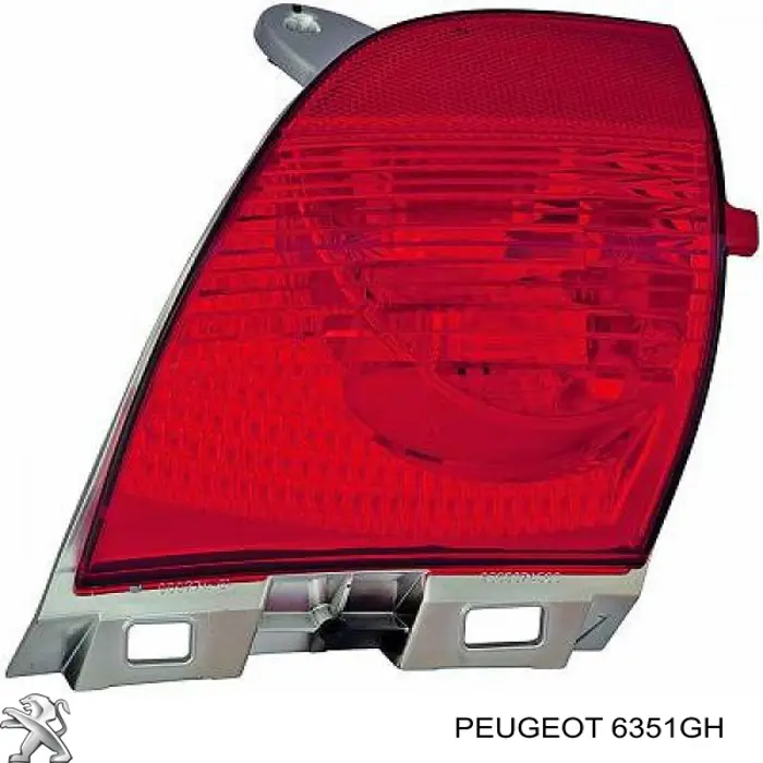 Фара протитуманна задня, права Peugeot 308 200 (Пежо 308)