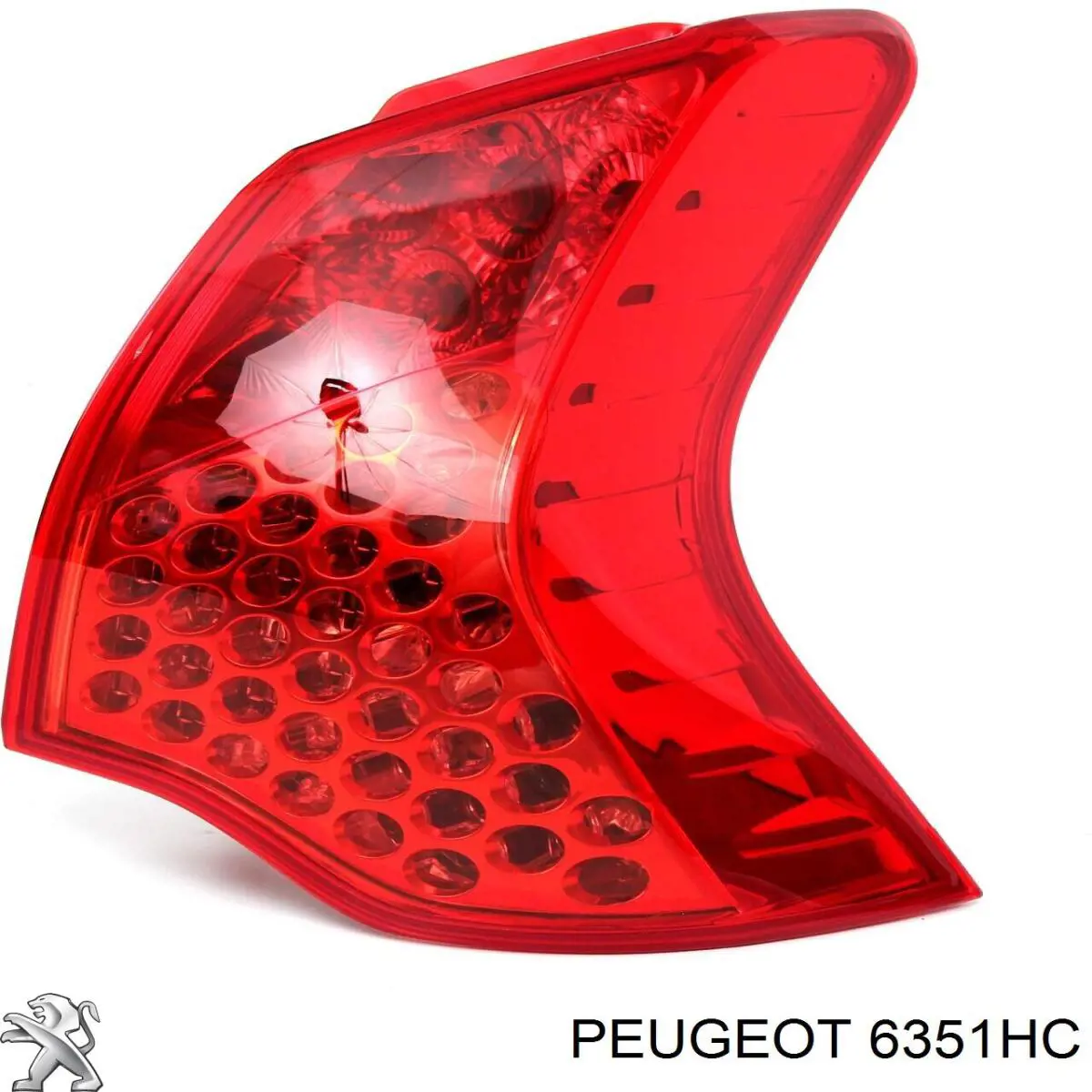 6351HC Peugeot/Citroen Задній правий зовнішній ліхтар