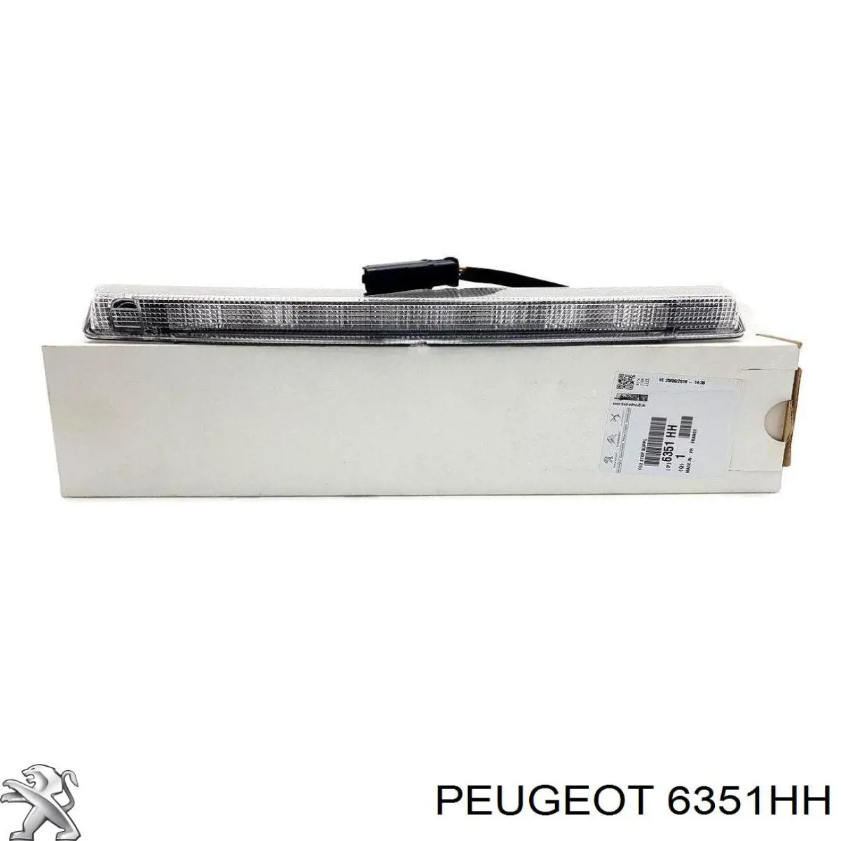 6351HH Peugeot/Citroen стоп-сигнал заднього скла