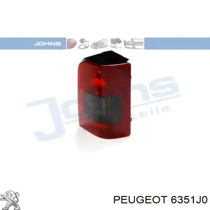 6351J0 Peugeot/Citroen ліхтар задній правий