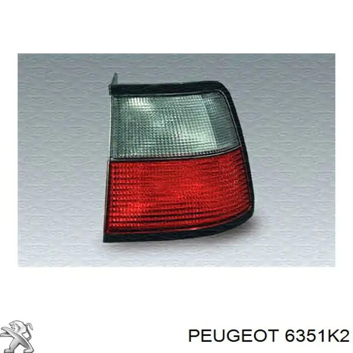 6351K2 Peugeot/Citroen Задній правий зовнішній ліхтар