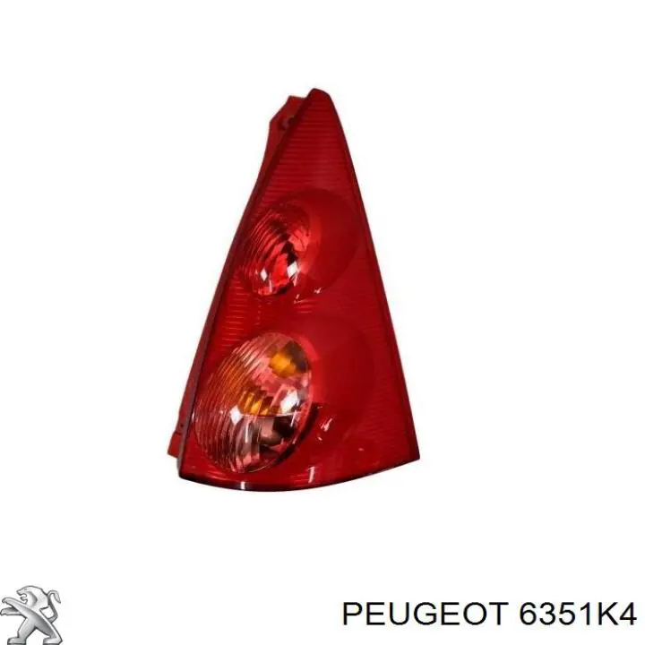 Купити 6351K4 Peugeot/Citroen Задня права фара