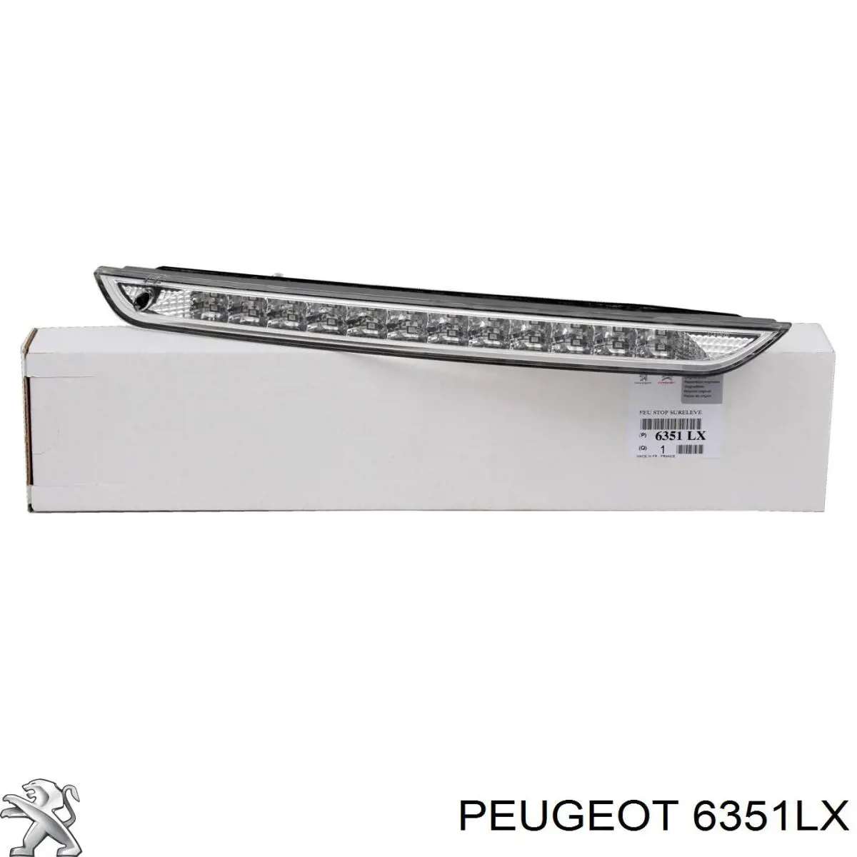 6351LX Peugeot/Citroen Стоп-сигнал заднього скла