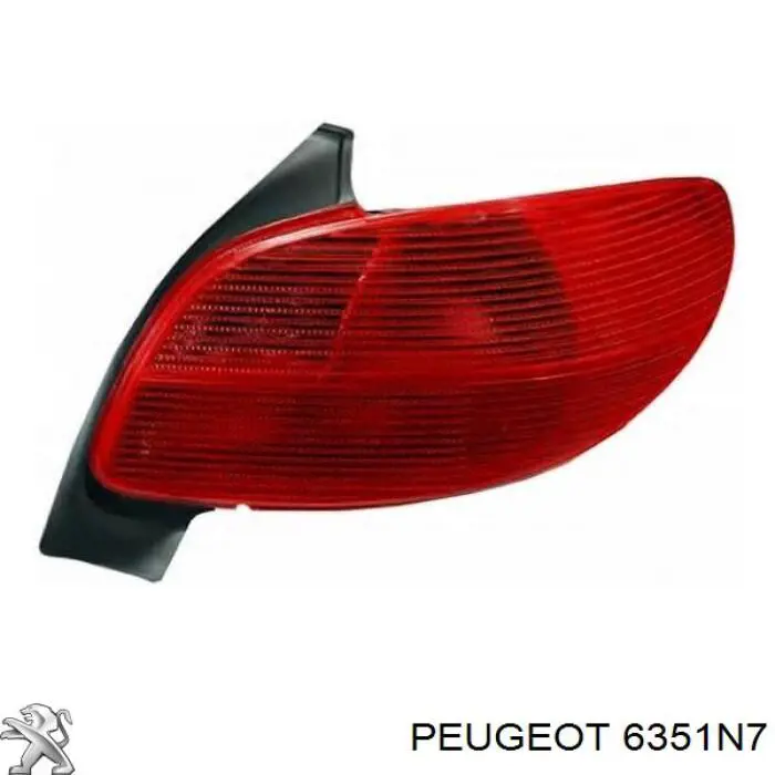 Ліхтар задній правий Peugeot 206 (2D) (Пежо 206)