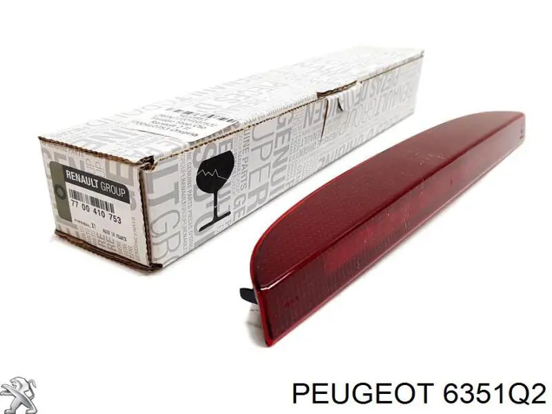 Стоп-сигнал Peugeot/Citroen 6351Q2 ціна, від 14.92 USD