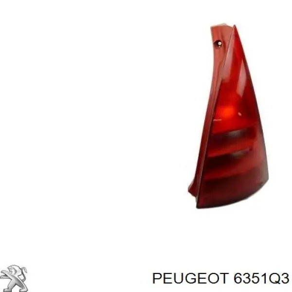 Купити 6351Q3 Peugeot/Citroen Задня права фара