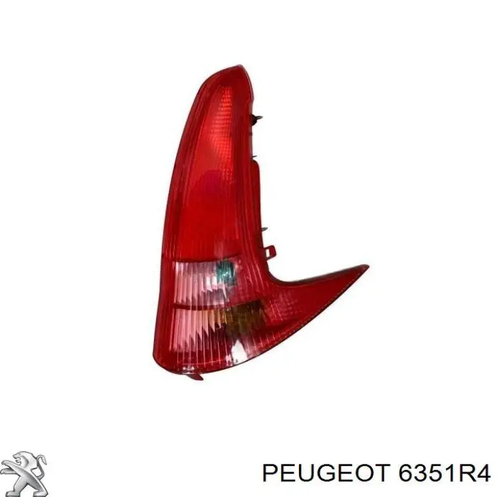 Ліхтар задній правий Peugeot 206 SW (2E, K) (Пежо 206)