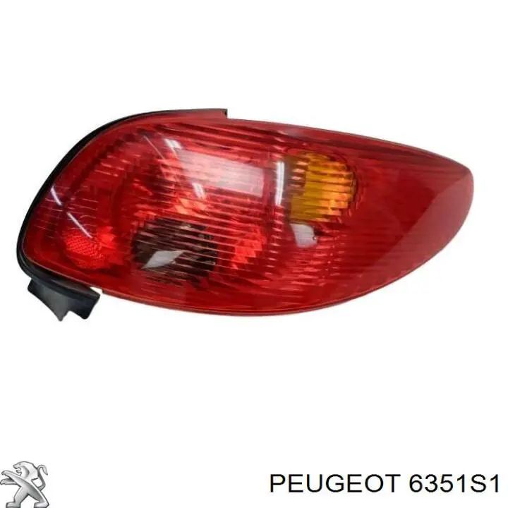 6351S1 Peugeot/Citroen Ліхтар задній правий
