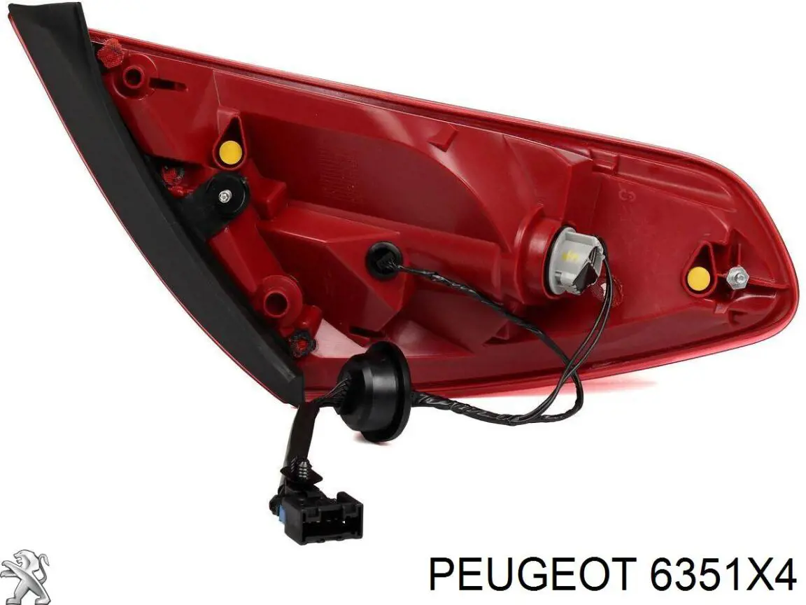 Ліхтар задній правий, зовнішній Peugeot/Citroen 6351X4 ціна, від 325.03 USD
