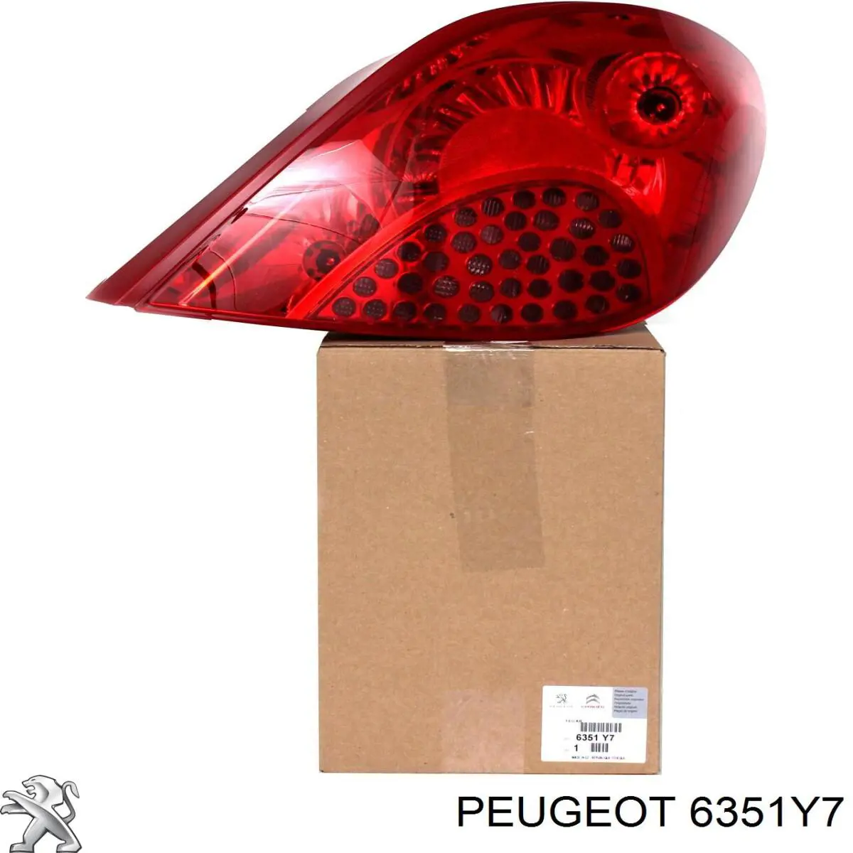 Купити 6351Y7 Peugeot/Citroen Задня права фара
