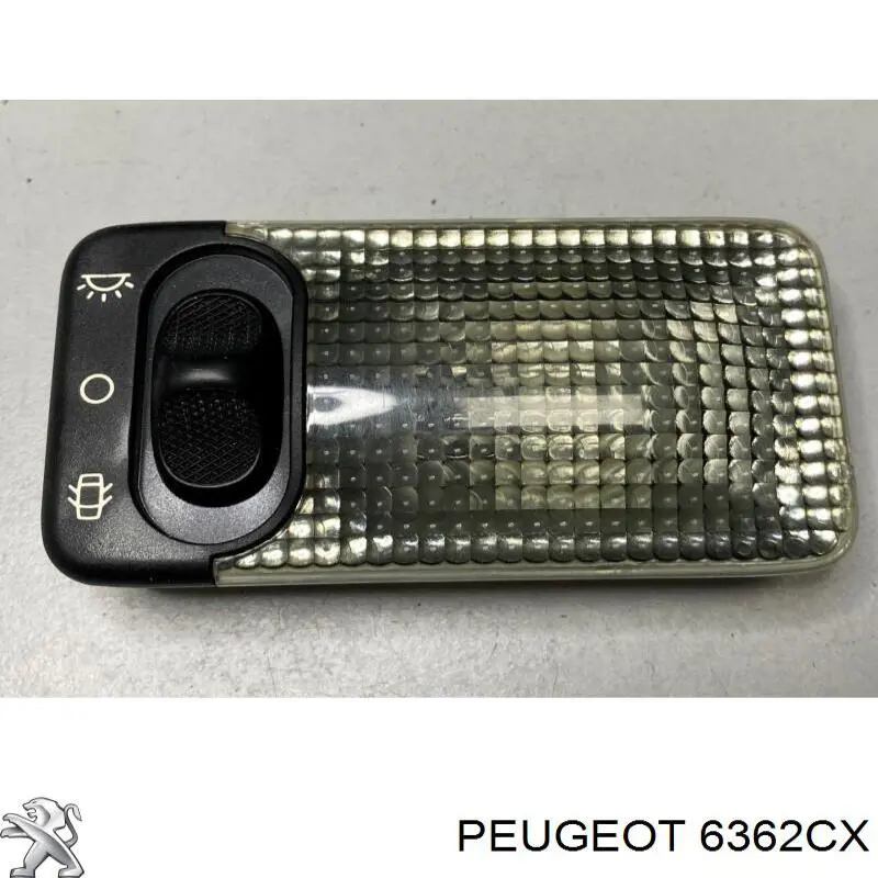 Плафон освітлення салону/кабіни Peugeot/Citroen 6362CX ціна, від 4.22 USD