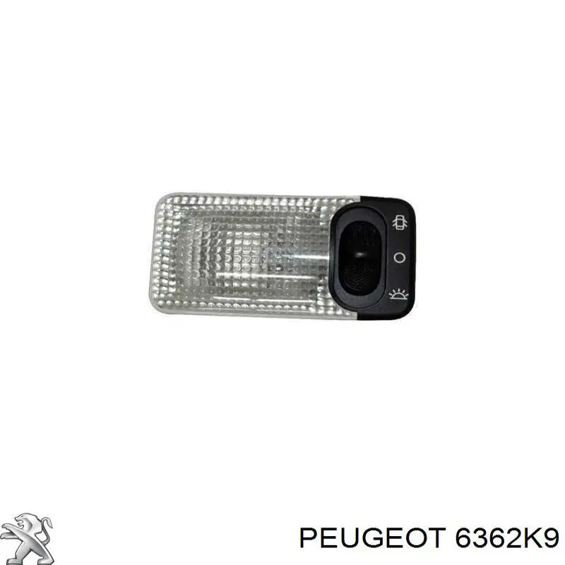 Купити 00006362P3 Peugeot/Citroen Плафон освітлення кабіни