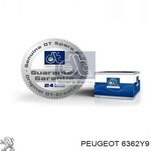 6362Y9 Peugeot/Citroen Повторювач повороту в крило