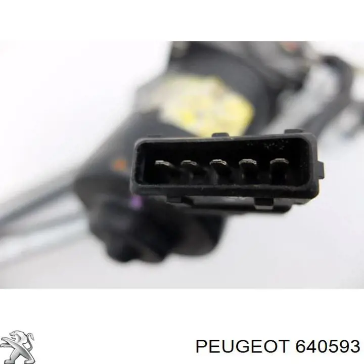 640593 Peugeot/Citroen двигун склоочисника лобового скла (трапеції)