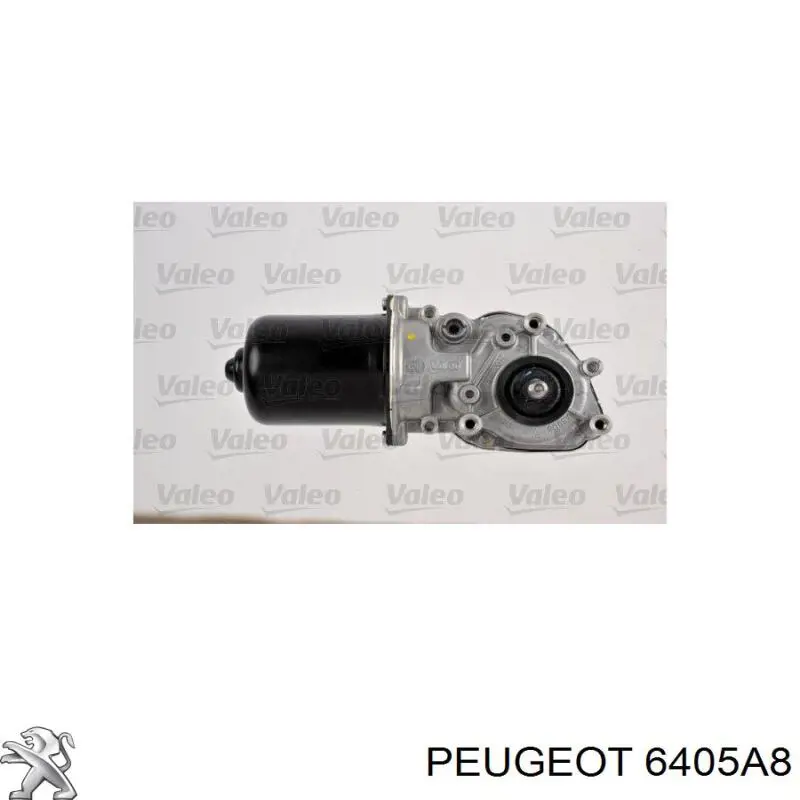 Купити 6405A8 Peugeot/Citroen Двигун склоочисника лобового скла (трапеції)