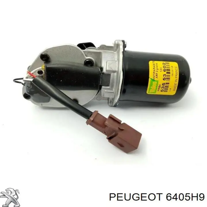 Двигун склоочисника лобового скла (трапеції) Peugeot 607 (9D, 9U) (Пежо 607)
