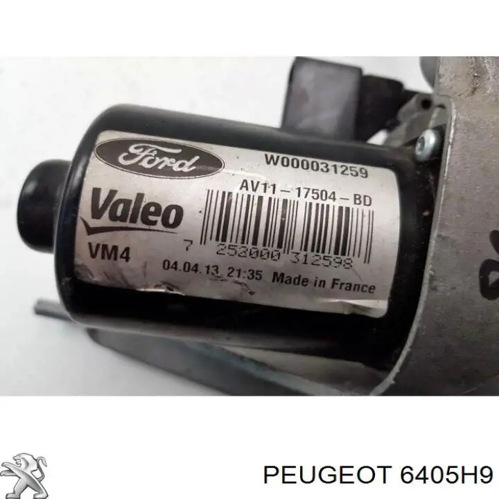 Мотор стеклоочищувача Peugeot/Citroen 6405H9 ціна, від 42.30 USD
