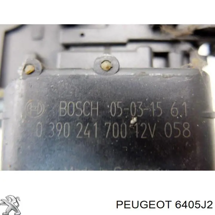 6405J2 Peugeot/Citroen Мотор двірника