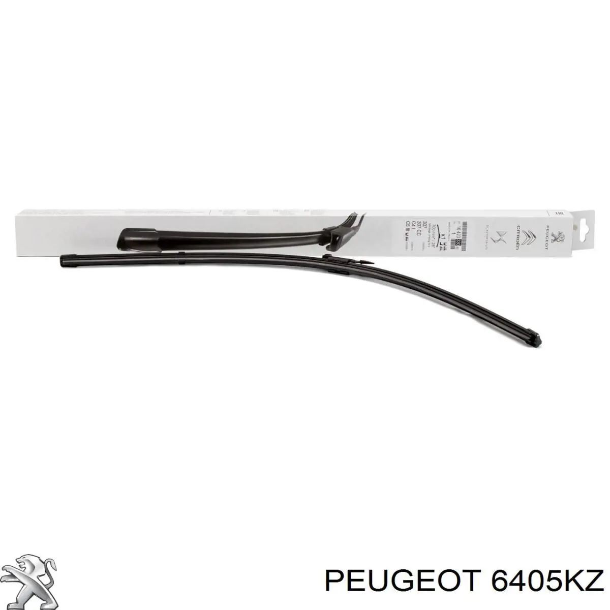 6405KZ Peugeot/Citroen Мотор склоочисника лобового скла, правий