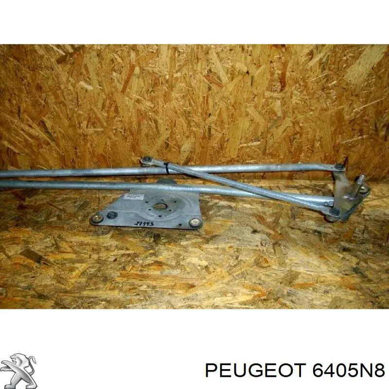 Купити 6405N8 Peugeot/Citroen Двигун склоочисника лобового скла (трапеції)