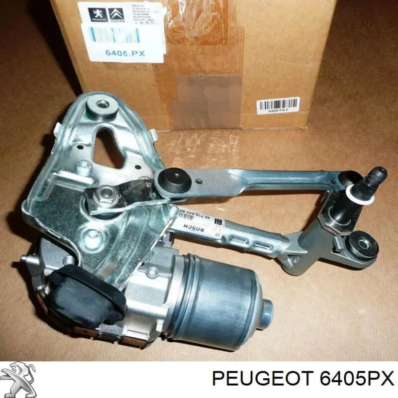6405PX Peugeot/Citroen Мотор склоочисника лобового скла, правий